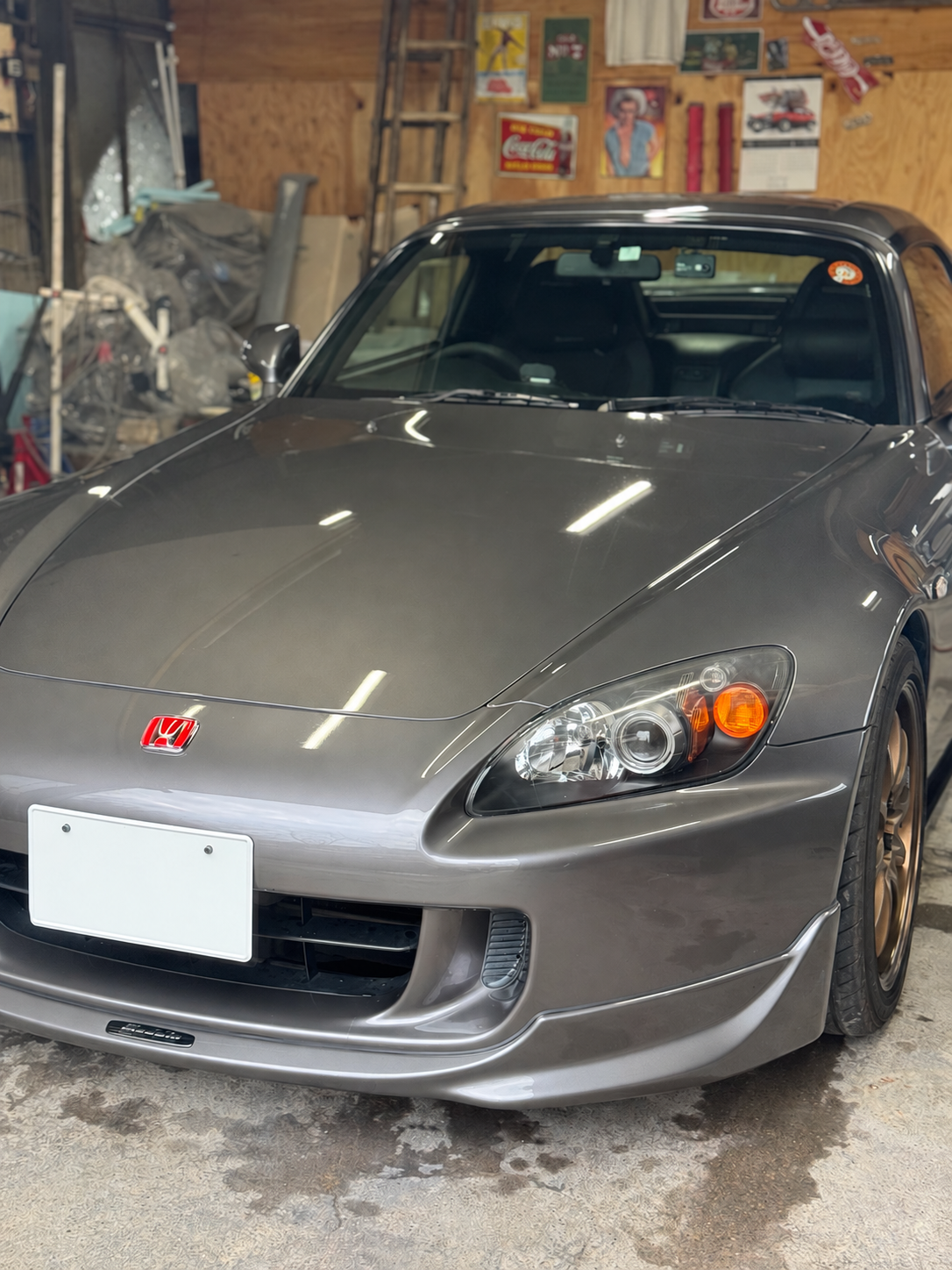 岐阜県本巣市BABJでセラミックコーティングを施工したホンダS2000